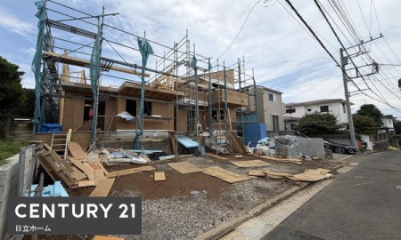 �_�ސ쌧���l�s��敽�y�̐V�z��ˌ��Ă̑O�ʓ��H�܂ތ��n�ʐ^