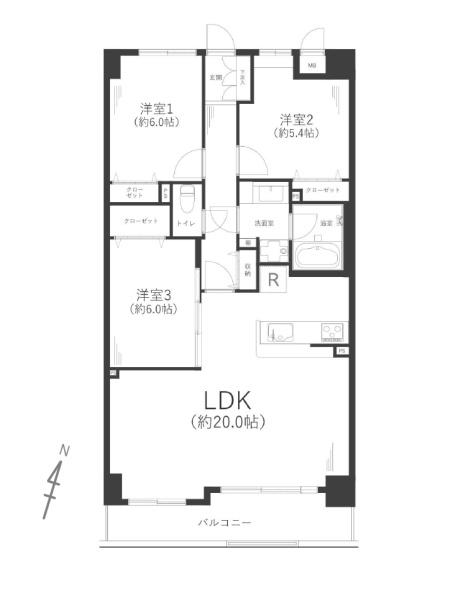 �_�ސ쌧���s�����扪��1���ڂ̒��Ã}���V�����̉摜