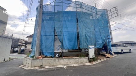 �_�ސ쌧���l�s�˒ˋ挴�h2���ڂ̐V�z��ˌ��Ă̌��n�O�ώʐ^