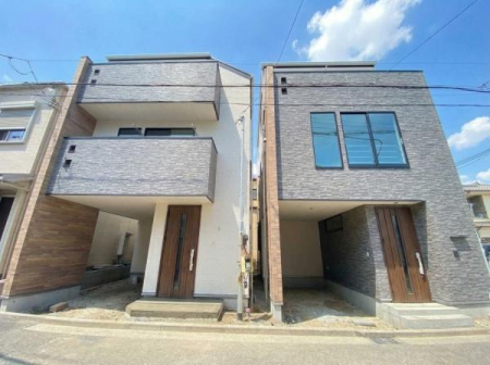 �_�ސ쌧���l�s�ߌ��扺���g4���ڂ̐V�z��ˌ��Ă̑O�ʓ��H�܂ތ��n�ʐ^