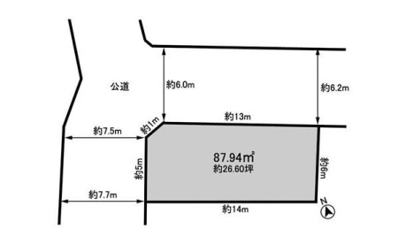 �_�ސ쌧���l�s���撆��1���ڂ̓y�n�̉摜