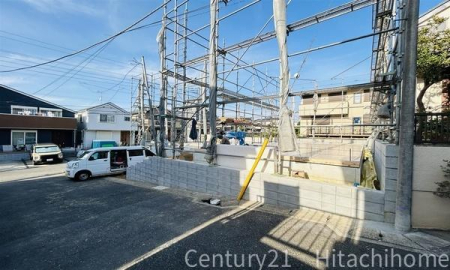 �_�ސ쌧���l�s�h����c���̐V�z��ˌ��Ă̑O�ʓ��H�܂ތ��n�ʐ^