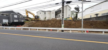 �_�ސ쌧���l�s�˒ˋ��q�c���̐V�z��ˌ��Ă̌��n�O�ώʐ^