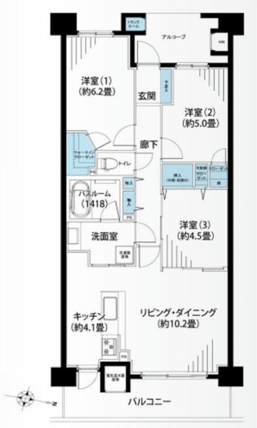 �_�ސ쌧���l�s�����Z�Y1���ڂ̒��Ã}���V�����̉摜