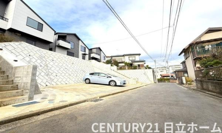 �_�ސ쌧���l�s�`���ڂ��J3���ڂ̐V�z��ˌ��Ă̑O�ʓ��H�܂ތ��n�ʐ^