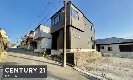 �_�ސ쌧���l�s�`���ڂ��J1���ڂ̐V�z��ˌ��Ă̑O�ʓ��H�܂ތ��n�ʐ^