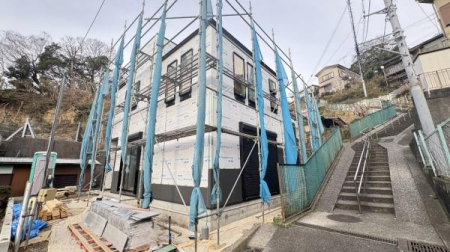 �_�ސ쌧���l�s����{�q��2���ڂ̐V�z��ˌ��Ă̌��n�O�ώʐ^