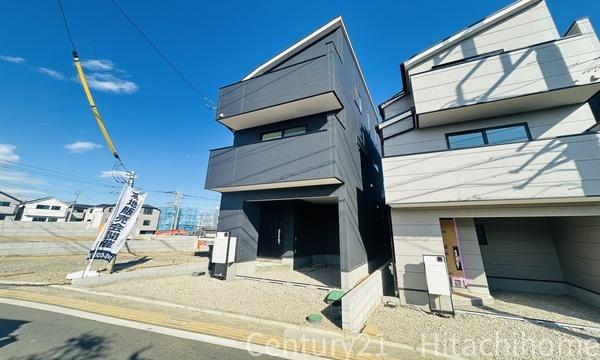 �_�ސ쌧���l�s�_�ސ�����ʂ̐V�z��ˌ��Ă̑O�ʓ��H�܂ތ��n�ʐ^