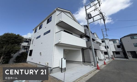 �_�ސ쌧���l�s�_�ސ�����ʂ̐V�z��ˌ��Ă̑O�ʓ��H�܂ތ��n�ʐ^