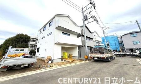 �_�ސ쌧���l�s�_�ސ�����ʂ̐V�z��ˌ��Ă̑O�ʓ��H�܂ތ��n�ʐ^