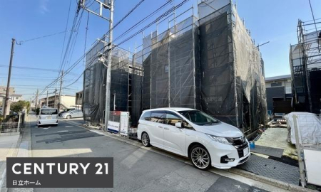 �_�ސ쌧���l�s���J�戢�v�a��3���ڂ̐V�z��ˌ��Ă̑O�ʓ��H�܂ތ��n�ʐ^