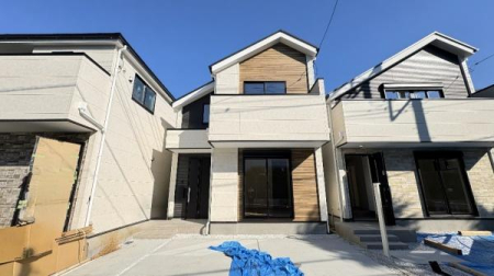 �_�ސ쌧���l�s��q�扪��1���ڂ̐V�z��ˌ��Ă̌��n�O�ώʐ^