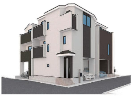 �_�ސ쌧���s�K��Ð쒬�̐V�z��ˌ��Ă̊����\�z�}(�O��)