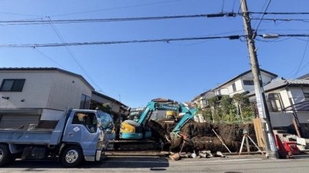 �_�ސ쌧���l�s���捡�h2���ڂ̐V�z��ˌ��Ă̂��̑����n