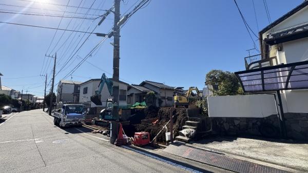 �_�ސ쌧���l�s���捡�h2���ڂ̐V�z��ˌ��Ă̌��n�O�ώʐ^