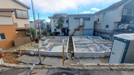 �_�ސ쌧���l�s����{�q��1���ڂ̐V�z��ˌ��Ă̌��n�O�ώʐ^