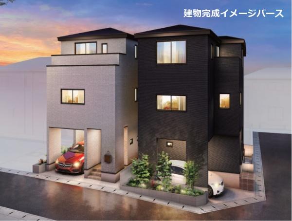 �_�ސ쌧���s���Ë抁�P�J2���ڂ̐V�z��ˌ��Ă̊����\�z�}(�O��)