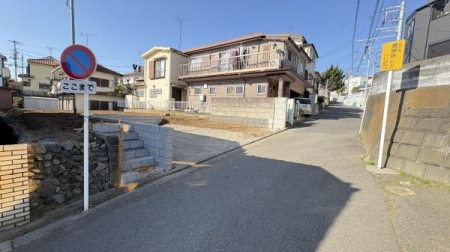 �_�ސ쌧���l�s��敽�y�̐V�z��ˌ��Ă̑O�ʓ��H�܂ތ��n�ʐ^