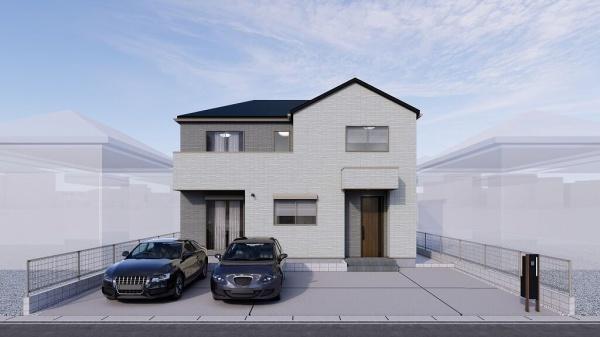 �_�ސ쌧���l�s��q�搙�c8���ڂ̐V�z��ˌ��Ă̊����\�z�}(�O��)