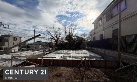 �_�ސ쌧���l�s�ۓy�P�J�抙�J���̐V�z��ˌ��Ă̑O�ʓ��H�܂ތ��n�ʐ^