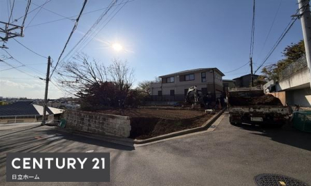 �_�ސ쌧���l�s�ۓy�P�J�抙�J���̐V�z��ˌ��Ă̑O�ʓ��H�܂ތ��n�ʐ^