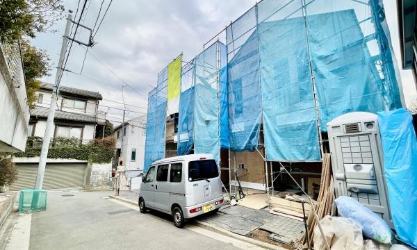 �_�ސ쌧���l�s�ۓy�P�J�抙�J���̐V�z��ˌ��Ă̑O�ʓ��H�܂ތ��n�ʐ^