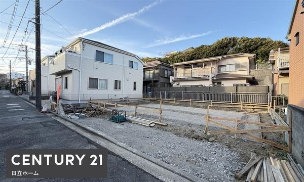 �_�ސ쌧���l�s�����哹1���ڂ̐V�z��ˌ��Ă̑O�ʓ��H�܂ތ��n�ʐ^