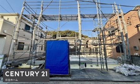 �_�ސ쌧���l�s�����哹1���ڂ̐V�z��ˌ��Ă̑O�ʓ��H�܂ތ��n�ʐ^