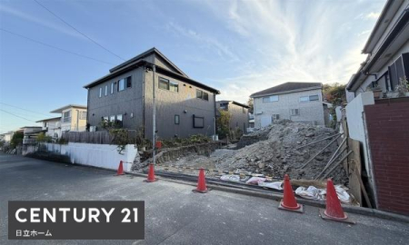 �_�ސ쌧���l�s����捂�M��2���ڂ̐V�z��ˌ��Ă̑O�ʓ��H�܂ތ��n�ʐ^