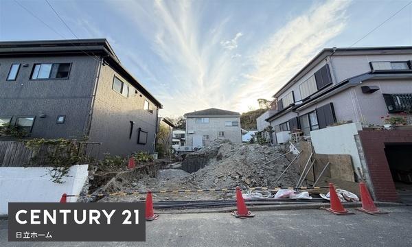 �_�ސ쌧���l�s����捂�M��2���ڂ̐V�z��ˌ��Ă̑O�ʓ��H�܂ތ��n�ʐ^