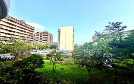 �_�ސ쌧���q�s���{�̒��Ã}���V�����̏Z�˂���̒��]�ʐ^