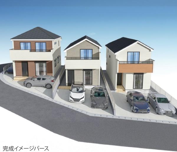 �_�ސ쌧���s�{�O�擌�L�n2���ڂ̐V�z��ˌ��Ă̊����\�z�}(�O��)