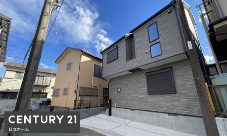 �_�ސ쌧���l�s���捡�h�쒬�̐V�z��ˌ��Ă̑O�ʓ��H�܂ތ��n�ʐ^