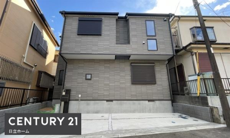 �_�ސ쌧���l�s���捡�h�쒬�̐V�z��ˌ��Ă̑O�ʓ��H�܂ތ��n�ʐ^