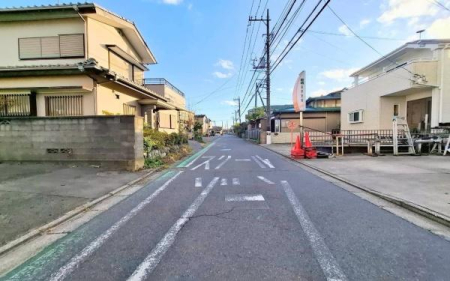 �_�ސ쌧���l�s��扺�a��5���ڂ̓y�n�̑O�ʓ��H�܂ތ��n�ʐ^