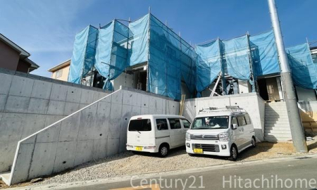 �_�ސ쌧���l�s����l�G����̐V�z��ˌ��Ă̑O�ʓ��H�܂ތ��n�ʐ^