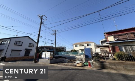 �_�ސ쌧���l�s���J�扺���J3���ڂ̐V�z��ˌ��Ă̑O�ʓ��H�܂ތ��n�ʐ^