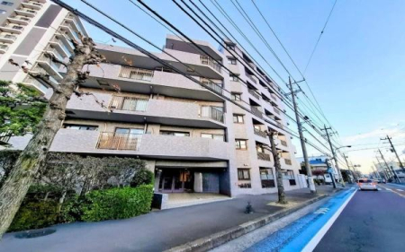 �_�ސ쌧��a�s���ߊԂ̒��Ã}���V�����̌��n�O�ώʐ^