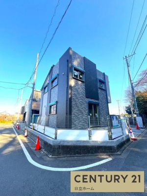 �_�ސ쌧��a�s���ߊԂ̐V�z��ˌ��Ă̑O�ʓ��H�܂ތ��n�ʐ^