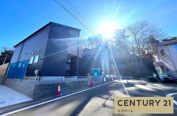 �_�ސ쌧��a�s���ߊԂ̐V�z��ˌ��Ă̑O�ʓ��H�܂ތ��n�ʐ^