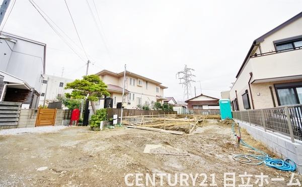 �_�ސ쌧���q�s���{2���ڂ̐V�z��ˌ��Ă̌��n�O�ώʐ^