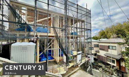 �_�ސ쌧���l�s�`������2���ڂ̐V�z��ˌ��Ă̑O�ʓ��H�܂ތ��n�ʐ^