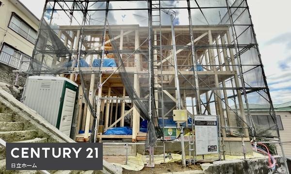 �_�ސ쌧���l�s�`������2���ڂ̐V�z��ˌ��Ă̑O�ʓ��H�܂ތ��n�ʐ^