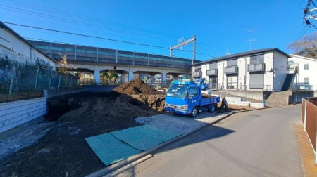 �_�ސ쌧���l�s���a�򒆉��k5���ڂ̐V�z��ˌ��Ă̌��n�O�ώʐ^