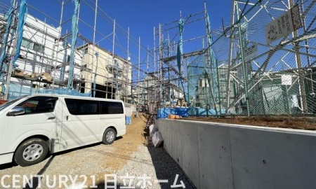 �_�ސ쌧���l�s�ۓy�P�J���䒬�̐V�z��ˌ��Ă̑O�ʓ��H�܂ތ��n�ʐ^