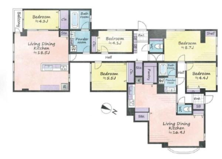 �_�ސ쌧���l�s���Z�c��1���ڂ̒��Ã}���V�����̉摜