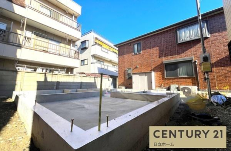 �_�ސ쌧���s���揬�c3���ڂ̐V�z��ˌ��Ă̑O�ʓ��H�܂ތ��n�ʐ^