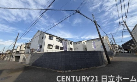 �_�ސ쌧���l�s���捡�h���̐V�z��ˌ��Ă̑O�ʓ��H�܂ތ��n�ʐ^