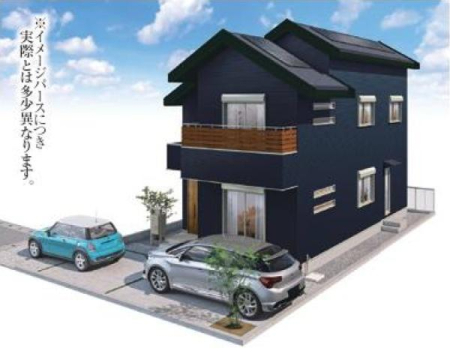 �_�ސ쌧���s�����扤�T����5���ڂ̐V�z��ˌ��Ă̊����\�z�}(�O��)