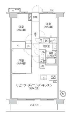 �_�ސ쌧���s������e�`1���ڂ̒��Ã}���V�����̉摜